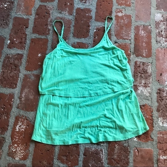 CAbi Large tank top green turquoise - Picture 1 of 5